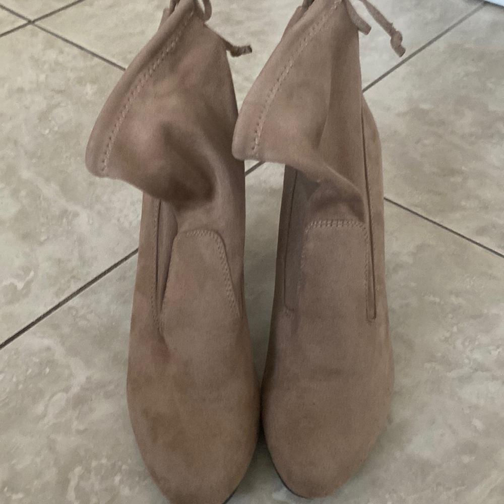 Suede Booties